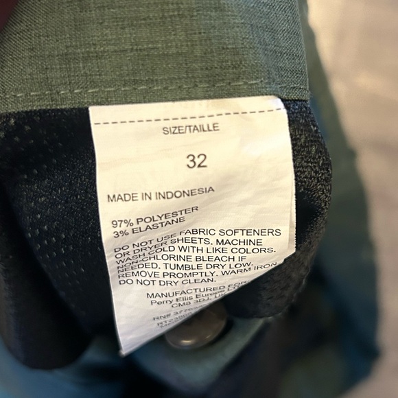 Mens Perry Ellis Stretch Tech Shorts - Picture 4 of 5